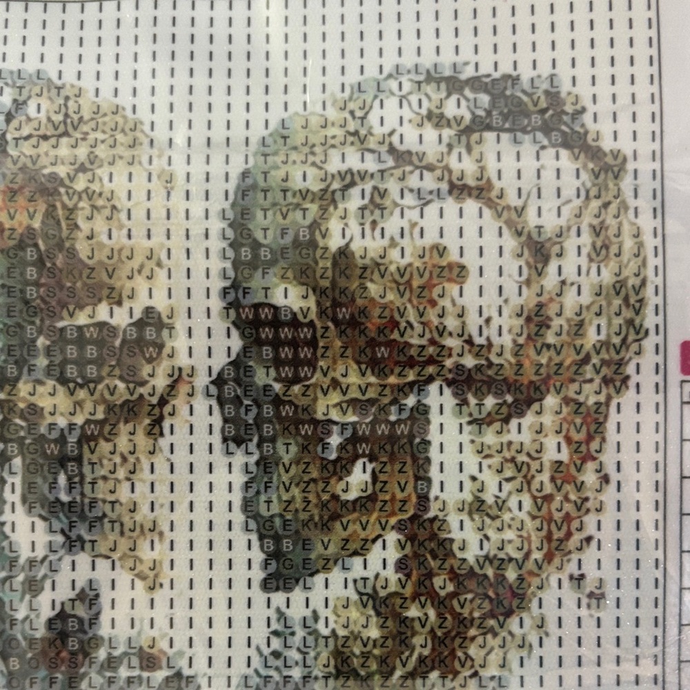31-8. Heart Skull Diamond Painting Kit - Picture 2 of 9